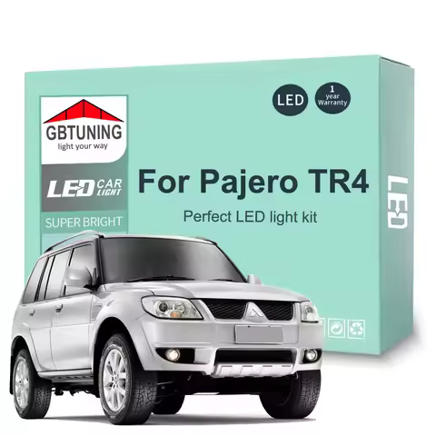 11Pcs Canbus LED Interior Light Bulb Kit For Mitsubishi Pajero TR4 2002-2010 2011 2012 2013 2014 Car