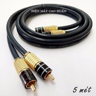 Dây AV LITON Xanh 1m - 1.5m - 2m- 3m - 5 mét