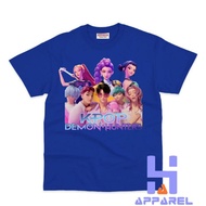 Áo thun trẻ em in hình HUNTRIX KPOP DEMON HUNTERS Áo thun cho bé gái chất vải poly thái mềm min mát 