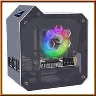 [chasoedivine.] For  5 Tower Fan Kit Case Copper Tube Ice Tower Fan PWM JST 4Pin Port RGB LED with 0