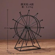 簡約現代客廳電視櫃酒櫃裝飾品擺件創意旋轉摩天輪辦公室桌面擺件