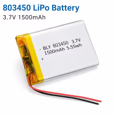 1-100pcs 803450 LiPo Battery 3.7V 1500mAh Rechargeable Lithium Polymer Battery with PCB Protection f