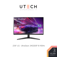 จอคอมพิวเตอร์ จอมอนิเตอร์ LG Monitor LG : UltraGear 24GQ50F-B 23.8'' (VA, HDMI, DP) FREESYNC 165Hz by UTECH