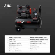 JLD Mesin Kompresor Angin 30L Kompresor Listrik mini lengkap 1100W Air Compressor 0.8MPa Kompresor A