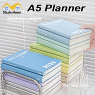 【SG】2025 A5 Planner Schedule Book Multifunctional Inner Page Notepad Handbook All Year Plan Book Wee