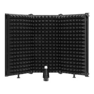 雜乜鋪 - 麥克風折疊吸音支架 隔音板 隔離屏蔽 三重聲音絕緣 反射濾波器 錄製唱歌直播廣播