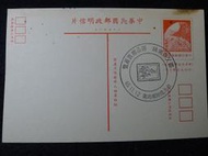 [郵餘鋪]民國65年 國父與總統 蔣公郵票展覽  蓋戳明信片 B457