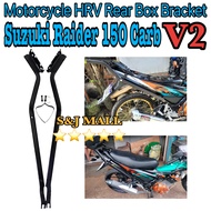 Motorcycle HRV Rear Top Box Bracket Heavy Duty For Suzuki Raider 150 Carb V2