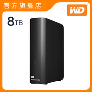 Elements Desktop 8TB 外置式硬碟 (黑色) (WDBWLG0080HBK-CESN)