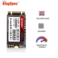 KingSpec SSD M.2 2242 NGFF M2ฮาร์ดไดรฟ์ภายใน SATA 512GB 1TB 2TB สำหรับ Thinkpad T450/540/550/L450สำห