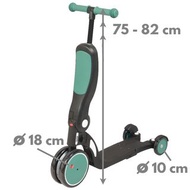 {全新行貨一年保用} 法國品牌LOOPING 5合1變形滑板車 (可配合推杆使用) Scooter Balance Ride Bike Tricycle Scoot 平衡車腳踏車三輪車兒童滑板車