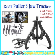 Treker 3 Kaki 3/4/6 Inch Gear Puller 3 Jaw Tracker Bearing Puller 3 Arm Kunci Treker Cvt Treker Bear