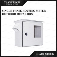 SINGLE PHASE OUTDOOR METER METAL BOX WITH FIBER BOARD TNB / 1 PHASE HOUSING ELECTRICAL CLAD KOTAK PE