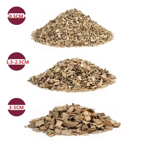 250g-450g Apple BBQ Wood Chips Sawdust Beech Pecan Frutit Wood Chunks Burning Smoker Grill Smoke Bac