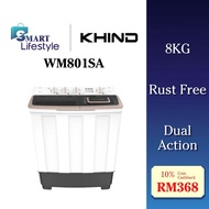 Khind 8KG Semi Auto Washing Machine WM801SA
