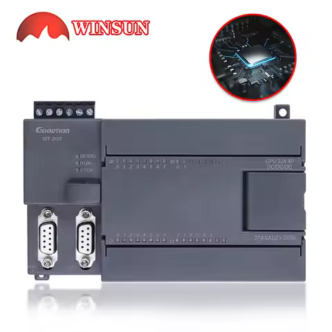 CPU 224XP PLC control PPI CPU224 14 in 10 relay transistor out compatible with Siemens S7-200 6CH hi