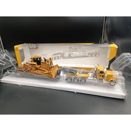[May New Arrival] CAT Carter (55207 #) 1: 50 Engineering Flatbed Trailer (389 #) Ten CAT (D8R) Engin