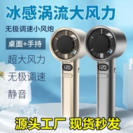 S001 Hot-Selling Handheld Small Fan usb Charging Fan Violent Outdoor Wind High-Speed Handheld Turbo 