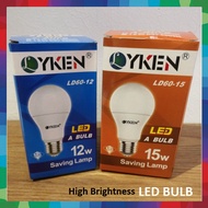 LYKEN 12w 15W LED Bulb E27 / Mentol LED / LED Light Bulb Downlight