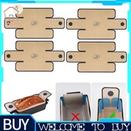 Reusable and Nonstick Silicone Bread Loaf Pan Liners 4-Pack, Fits 9.5x5, 10x5 Inch Baking Pans