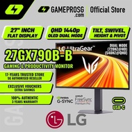 LG 27GX790B-B 27-Inch UltraGear™ OLED Dual Mode QHD 540Hz or HD 720Hz 0.02ms G-Sync® DisplayPort 2.1