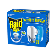 Raid 雷達 薄型液體電蚊香器 無臭無味 電蚊香器+補充瓶20ml  1盒