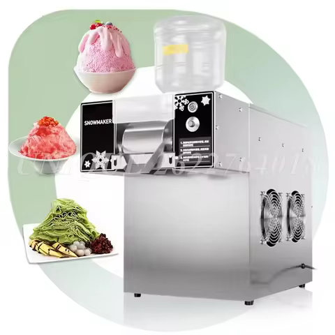 Commercial Air Cooling Snow Ice Maker Shaver Maker Europe Snowflake Ice Maker Korea Bingsu Machine S