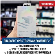 Vivan Power Ice 20 Type C Fast Charging 20W Charger Official 1 Year Warranty Vivan Type C Charger Vi