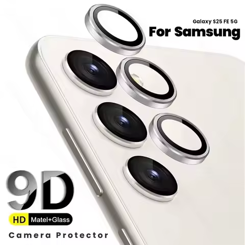 For Samsung Galaxy S25 FE Aluminium Alloy Ring Camera Protector SamsungS25FE S 25 FE 25FE S25FE HD R