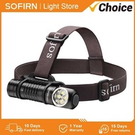 SOFIRN HS41 4000lm 21700 USB C Rechargeable Headlamp 6500k SST-20 LED Powerful Torch Indicator with 