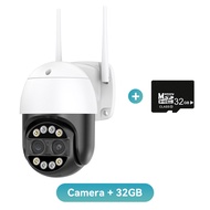 Hamrol Baru 4K 8MP Lensa Ganda 8xHybrid Zoom Ptz IP Kamera Wifi AI Deteksi Manusia Audio CCTV Camera