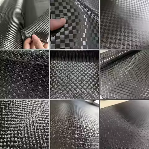 3K 240g/m² Real Carbon Fiber Fabric 40 inches/100cm Wide Hexagonal Honeycomb Carbon Fiber Football P
