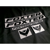 ☎ ✹ ✔ Foxter bike sticker decal design