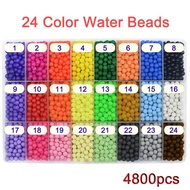 15/24 Grid Multicolor DIY Water Spray Beads Toys Education 3D Puzzle Craft Handmade Sticky Bead Educ