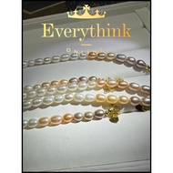 [NATURAL PEARL] PREMIUM JAPANESE AKOYA PEARL RICE BEAD GRADE AA REFLECTION PEARL SHEEN 天然水晶宝石AA级数日本马