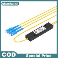 Shunhuida PLC Splitter APC 1X2 PLC Singlemode Fiber Optical Splitter /UPC PCL Splitter Internal Comp