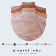 Defa iner neck cuffs covering the latest chest and neck and