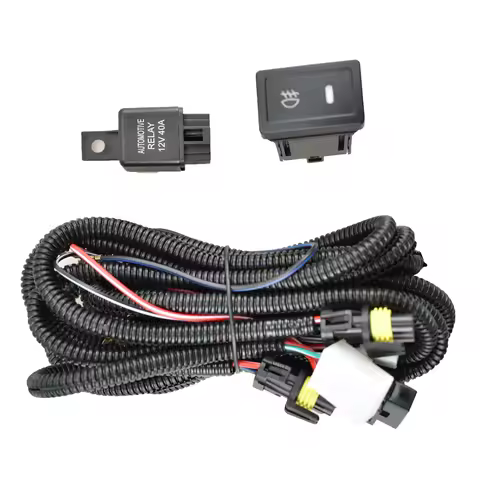 Wiring Harness Wire Sockets + Switch For H11 Fog Lamp For Suzuki SX4 Grand Vitara 2 ALTO 5 SWIFT 3 J