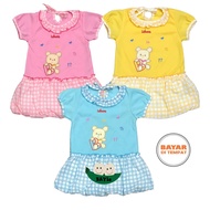 BAYIe - Girls' Balloon Dress with BEAR PLANET KIDS motif Girls' clothing