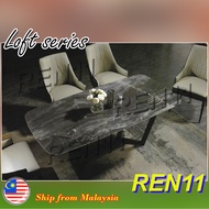 Loft Series - Marble Table top ,luxury Designer Table dining table - S1177 - 5.5ft / 6ft
