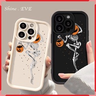 For Vivo Y20 Y20i Y20s Pumpkin Head and Skeleton Man Y11S Y12S Y17s Y28 Y16 Y27 Y36 Y15s Y12i Y50 Y3