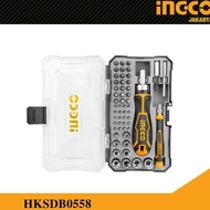 PRECISION SCREWDRIVER TOOL 55pcs PRECISION SCREWDRIVER SET INGCO HKSDB0558