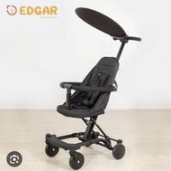 Edgar輕便型摺疊嬰幼兒手推車(黑色)KMT001