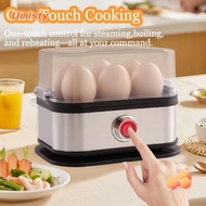UMISTY Smart Egg Cooker, 6 Eggs Capacity 200W Power Eggs Boiler,  Space Saving Auto Shut- Stainless 