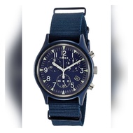 Timex TW2R67600 MK1 Aluminum Chronograph นาฬิกาข้อมือผู้ชาย สายผ้า สีน้ำเงิน