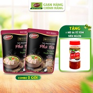 Combo 2 Gói Nước dùng Phở Bò Barona 150g tươi ngon chuẩn vị không cần nêm nếm [Tặng 1 hủ sate Tôm Si