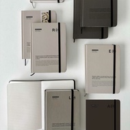 Sổ tay A5 dot grid kẻ ngang sổ ghi chép cà phê Crabit Coffee Beans tối giản