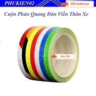 8 Meter Decal Roll, Reflective Car Body Edge Sticker - X01