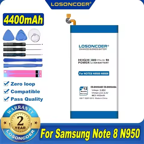 4400mAh EB-BN950ABE Battery For Samsung GALAXY Note8 Note 8 N9500 N9508 N950D N950J N950N N950U N950