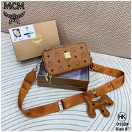 เอ็มซีเอ็ม/MCM กระเป๋าสะพาย สะพายข้าง สะพายไหล่ สะพายพาดลำตัว ขนาด 8inv/นิ้ว